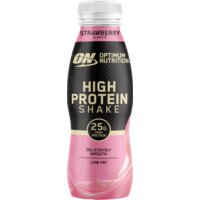 Een afbeelding van Optimum Nutrition High protein shake strawberry