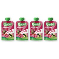 Goodies Knijpfruit smoothie aardbei/appel 3+ 4pk