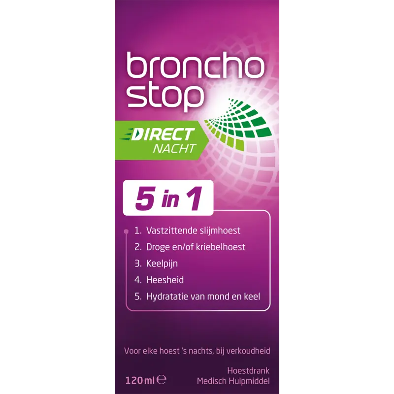 Direct nacht 5 in 1 hoestdrank