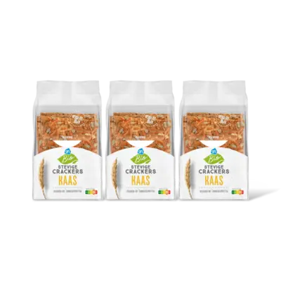 pdp-image-AH Biologisch Stevige crackers kaas 3-pack