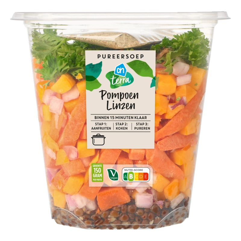 AH Terra Pureersoep pompoen linzen