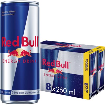 Red Bull Energy drink 8-pack voordeelverpakking