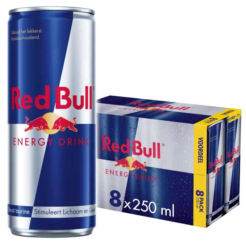 Energy drink 8-pack voordeelverpakking