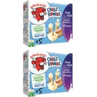 Een afbeelding van La Vache Qui Rit Cheez dippers smeerkaas 2-pack