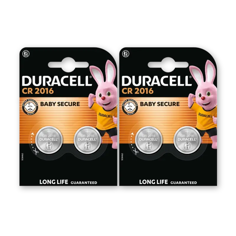 Duracell 2016 Lithium-knoopcelbatterij CR2016 2pk
