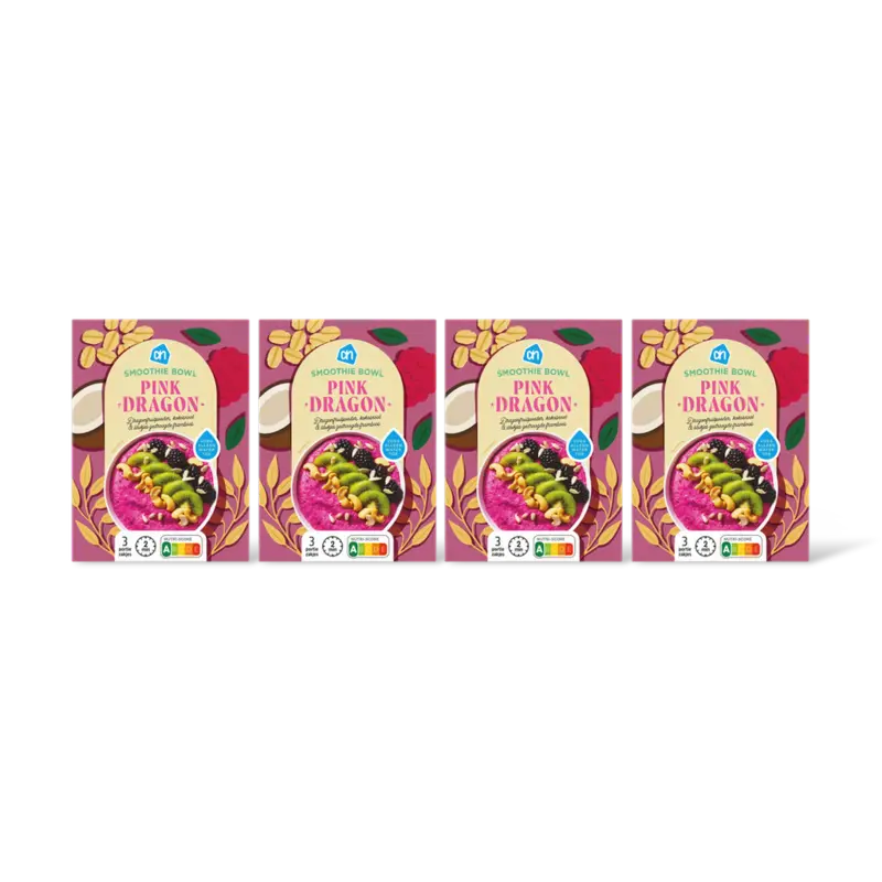 AH Smoothie bowl pink dragon 4-pack