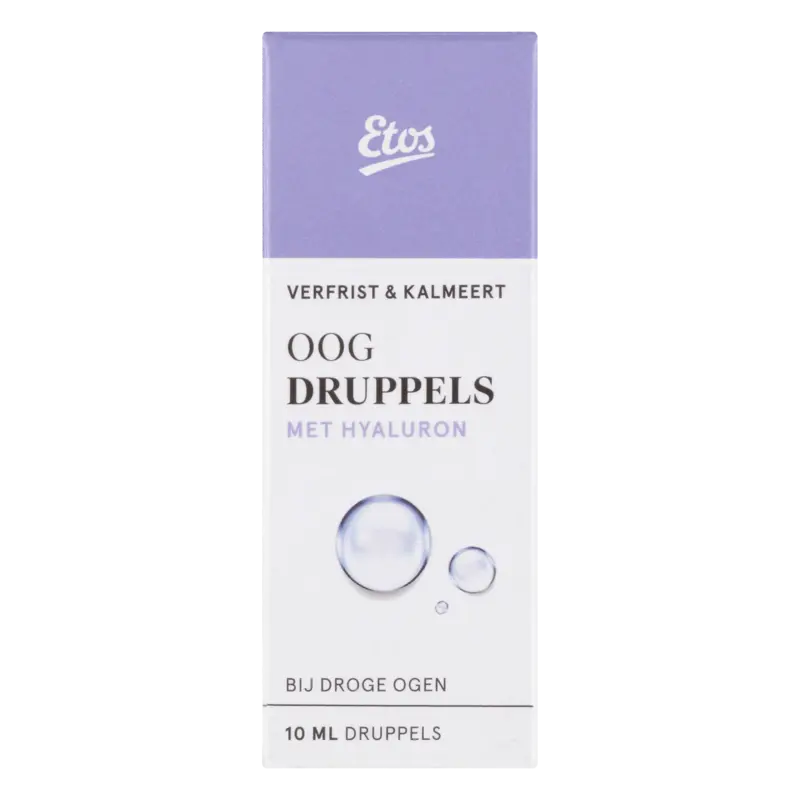 Oogdruppels met hyaluron