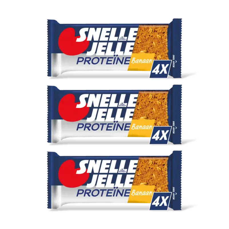 Snelle Jelle Snelle Proteïne banaan 4-pack 3-pack