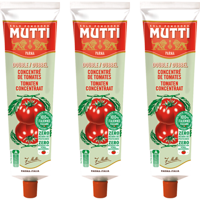 Een afbeelding van Mutti Tomaten concentraat dubbel 3-pack