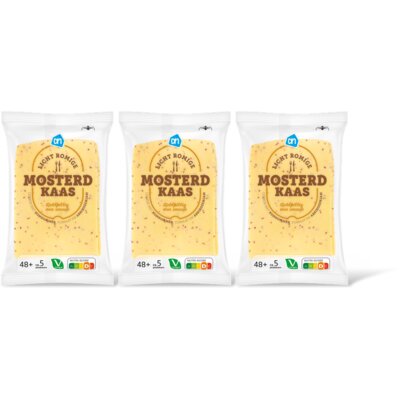pdp-image-AH Licht romige mosterdkaas 48+ plakken 3pk