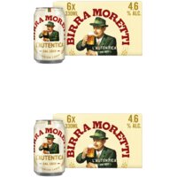 Birra Moretti L'autentica bier 12-pack