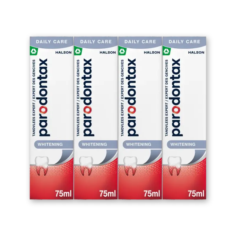 Parodontax Whitening tandpasta 4-pack