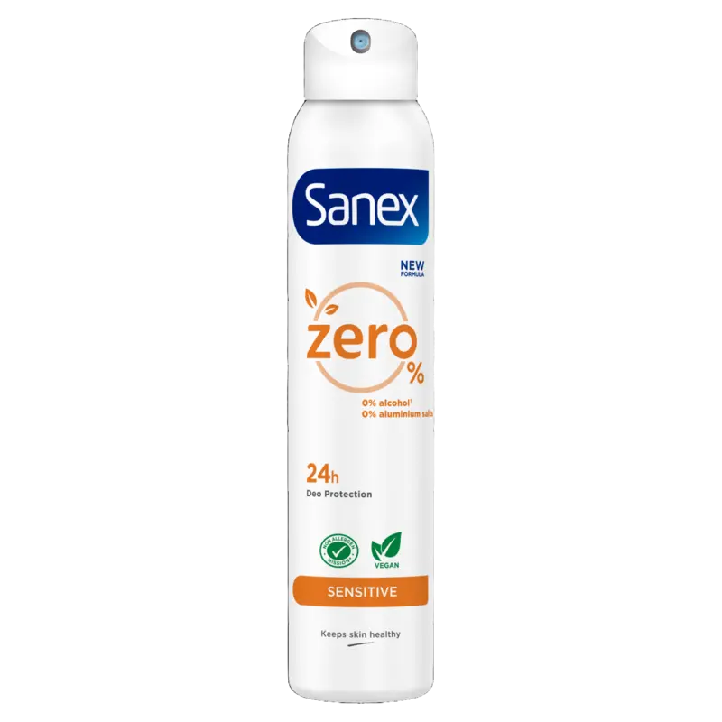 Sanex Zero% sensitive deodorant spray
