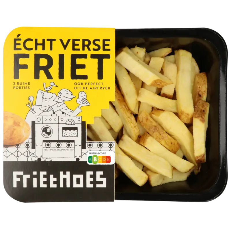 Verse frites met schil