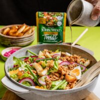 Een afbeelding van John West Twist tonijn met honing & mosterd