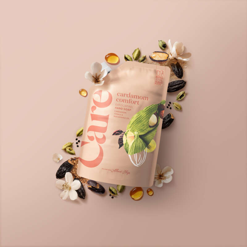 Een afbeelding van Care Cardamom comfort hand soap refill