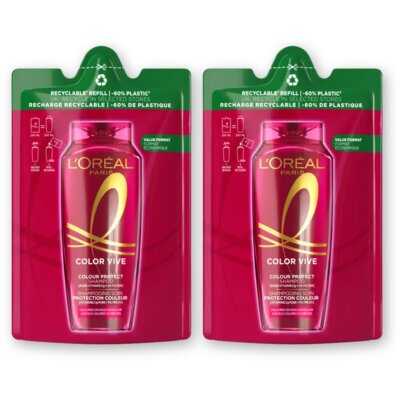 pdp-image-L'Oréal Paris Elvive Color vive shampoo refill 2-pack