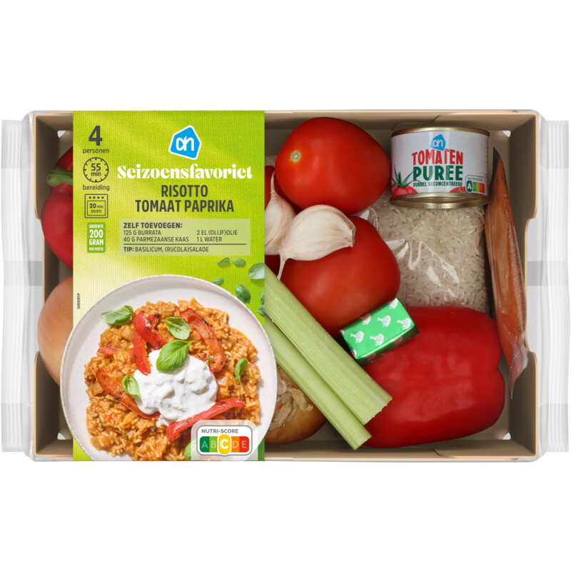 AH Risotto tomaat paprika verspakket