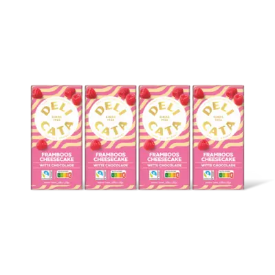 pdp-image-Delicata Reep wit chocola framboos cheesecake 4pk