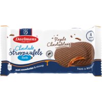 Een afbeelding van Daelmans Chocolade stroopwafels melk 4-pack