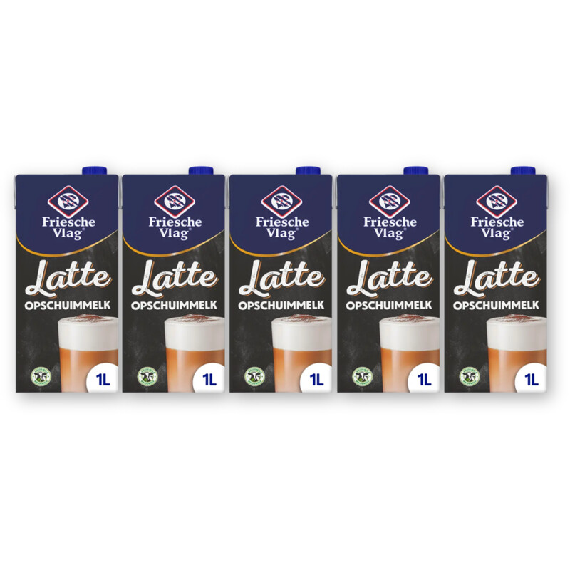 Friesche Vlag Latte opschuimmelk 5-pack