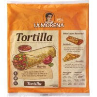 Een afbeelding van La Morena Tortilla naturel XL