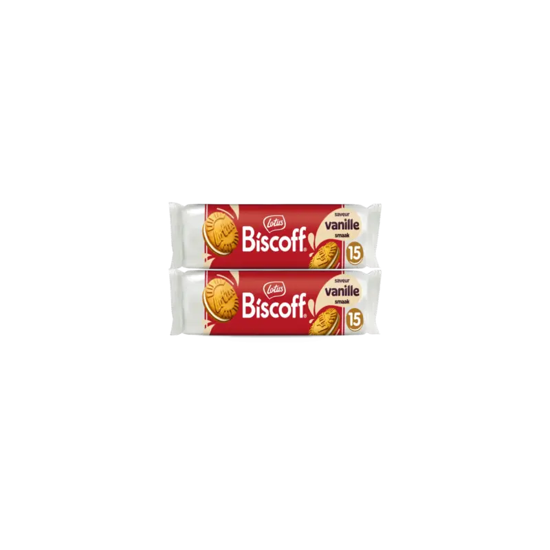 Lotus Biscoff Speculoos vanille smaak 2-pack