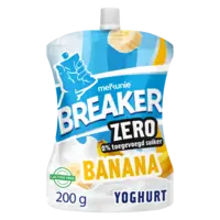 Melkunie Breaker zero banaan yoghurt