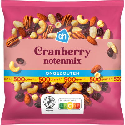 pdp-image-AH Ongezouten cranberry notenmix
