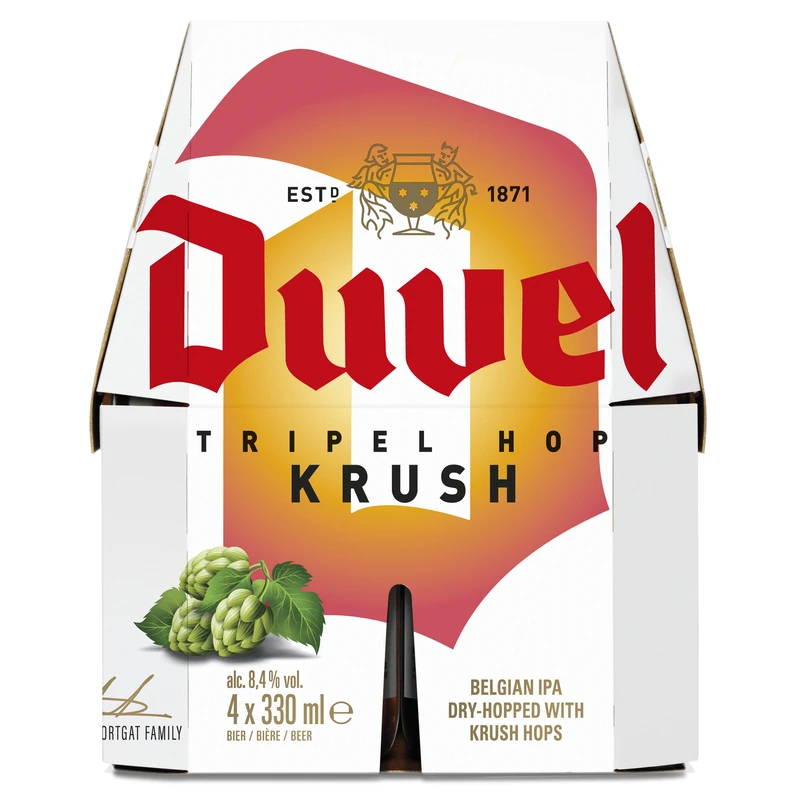 Duvel Tripel hop krush 4-pack bel