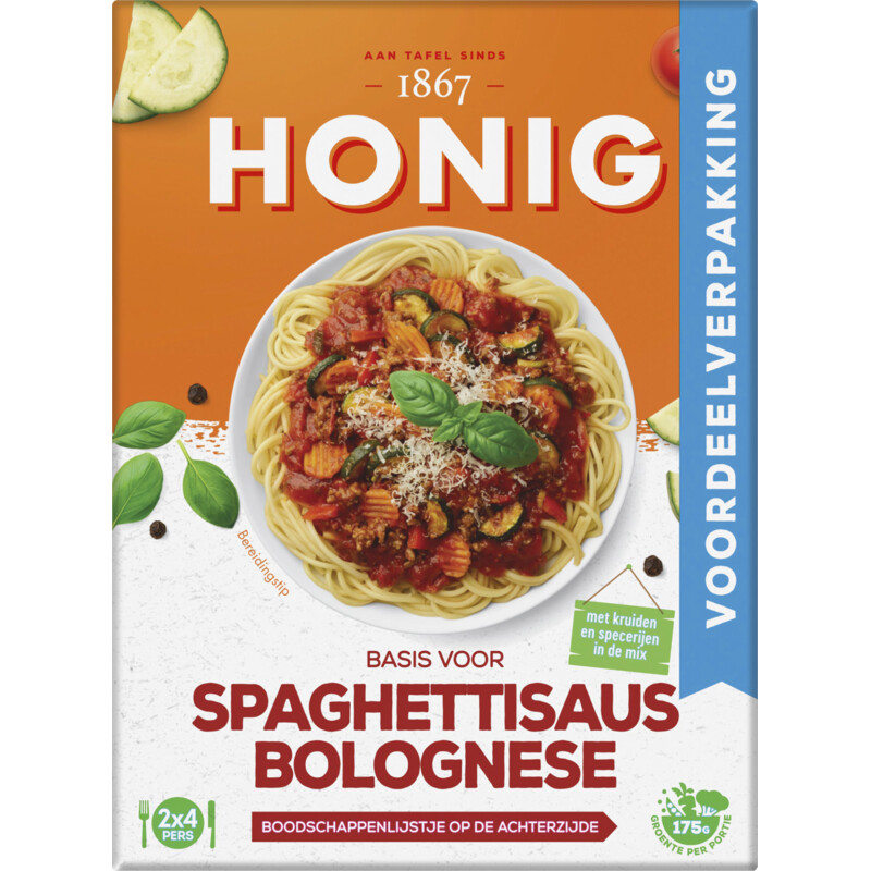 Een afbeelding van Honig Basis spaghettisaus bolognese voordeel