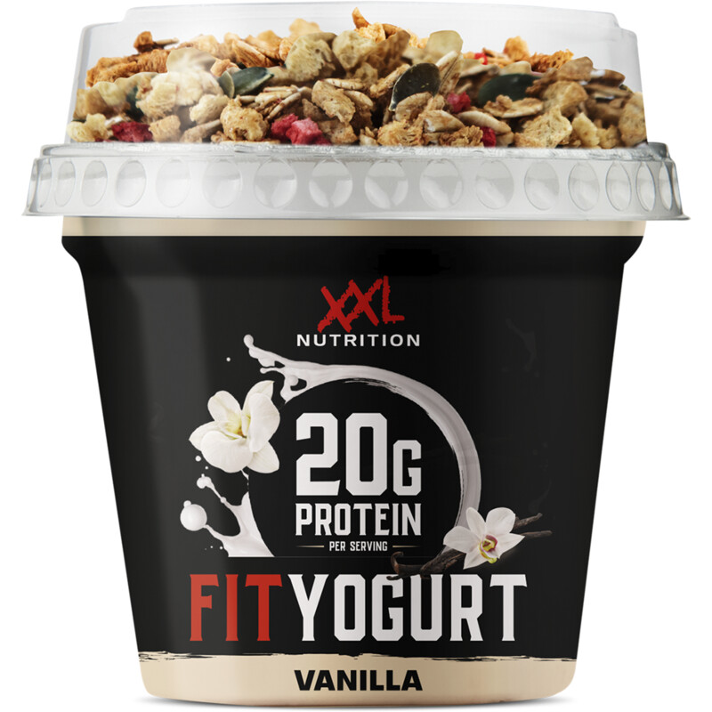 Een afbeelding van XXL Nutrition Fit yoghurt protein vanilla