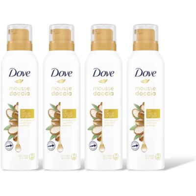 pdp-image-Dove Argan oil shower mousse 4-pack