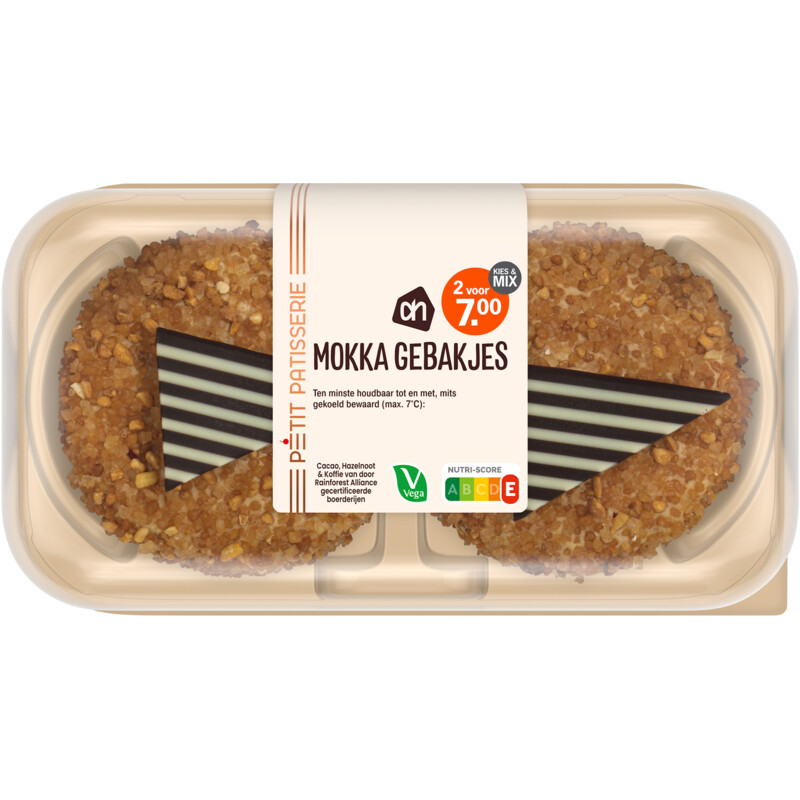 Een afbeelding van AH Mokkagebakjes