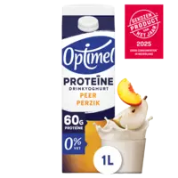 Optimel Proteïne drinkyoghurt perzik peer