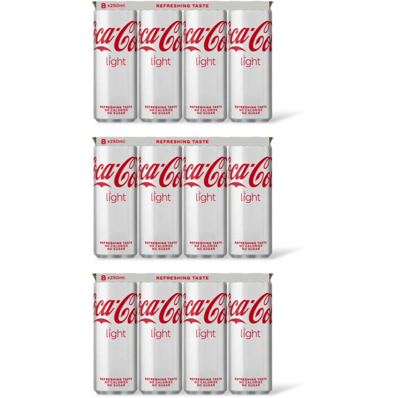 Coca-Cola Light 8-pack 3-pack