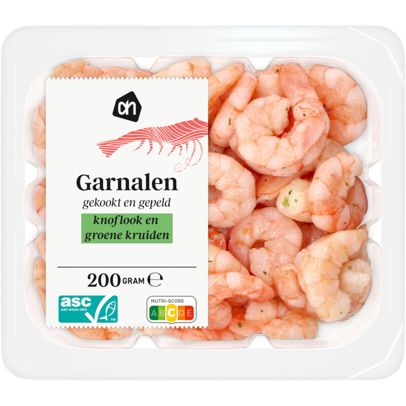 Een afbeelding van AH Garnalen knoflook