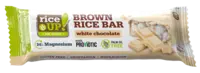 RiceUp Brown rice bar white chocolate bel