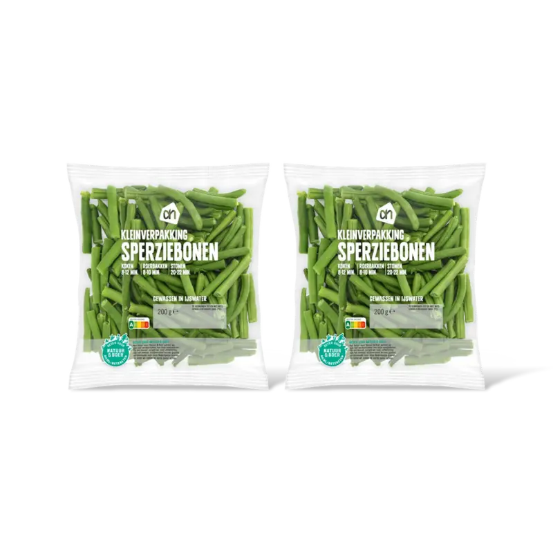 AH Sperziebonen kleinverpakking 2-pack