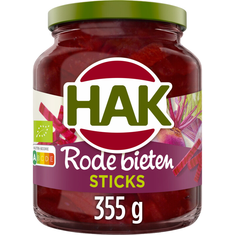 Een afbeelding van Hak Rode bieten sticks