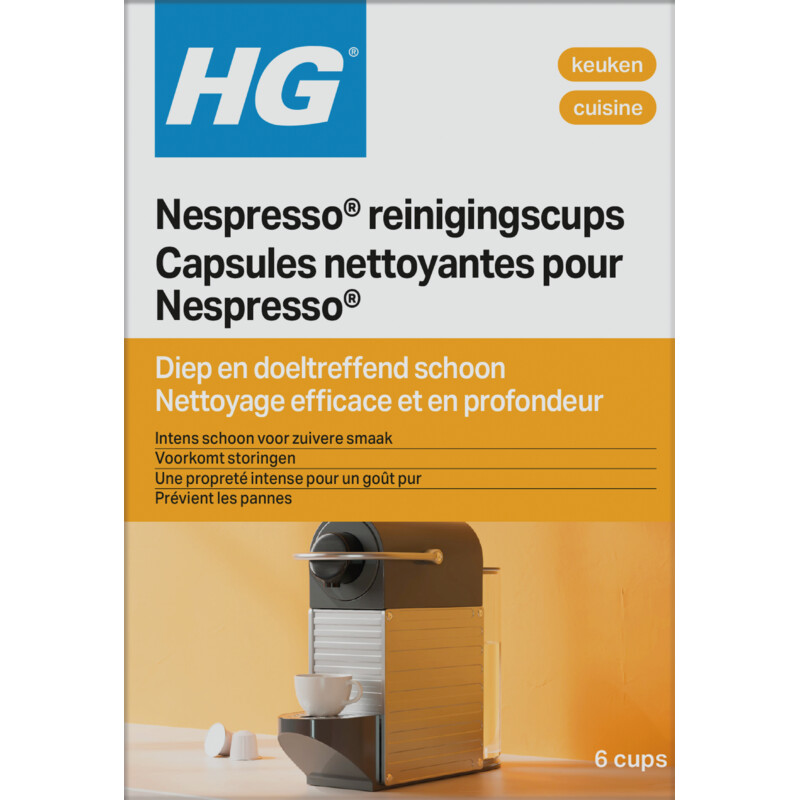 HG Nespresso reinigingscups