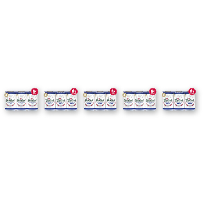 Grolsch Pilser alcoholvrij bier 0.0 30-pack