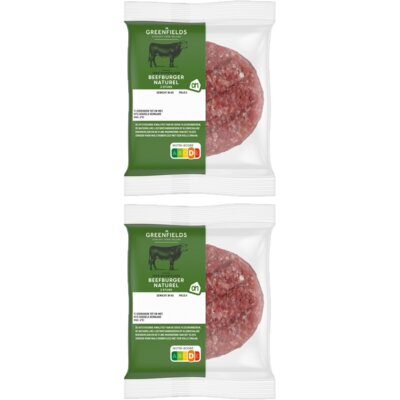 pdp-image-AH Greenfields Beefburger naturel 2 stuks 2-pack