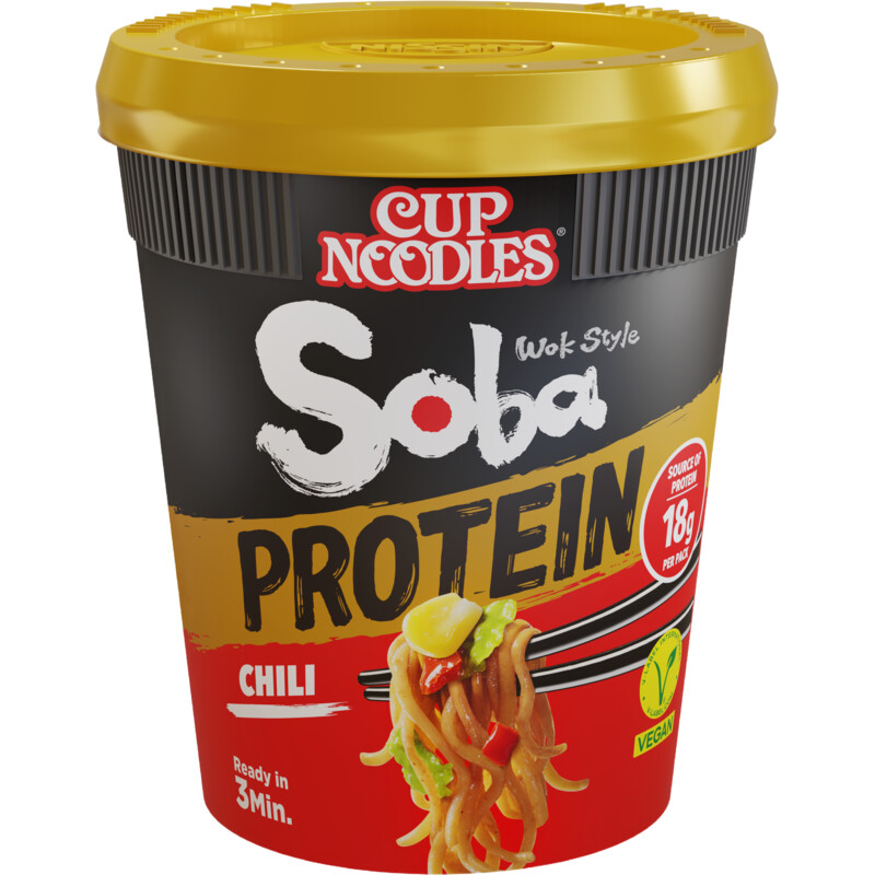 Een afbeelding van Nissin Soba protein chili