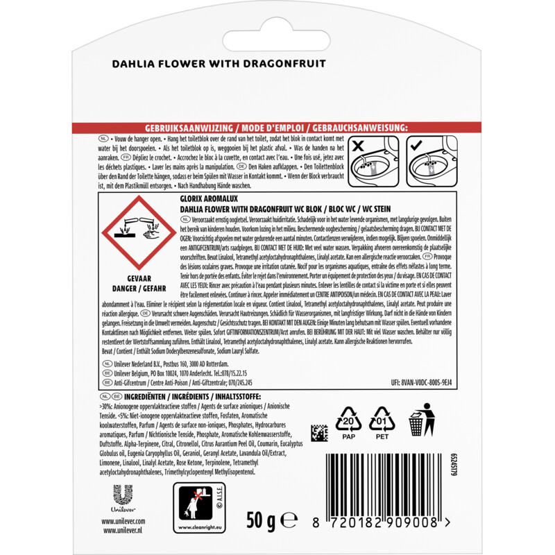 Een afbeelding van Glorix Aroma lux dahila flower & dragonfruit