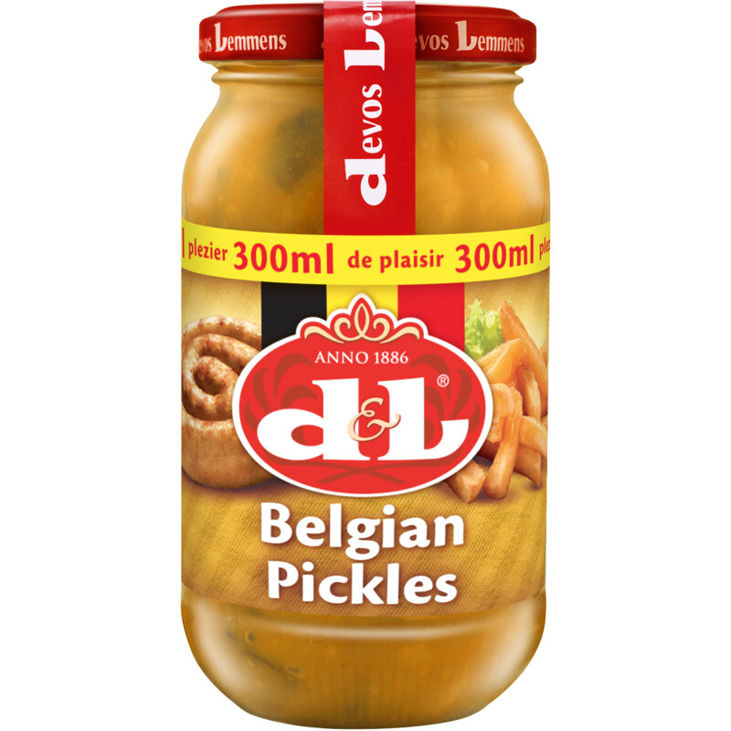 Een afbeelding van D&L Belgian picklels bel