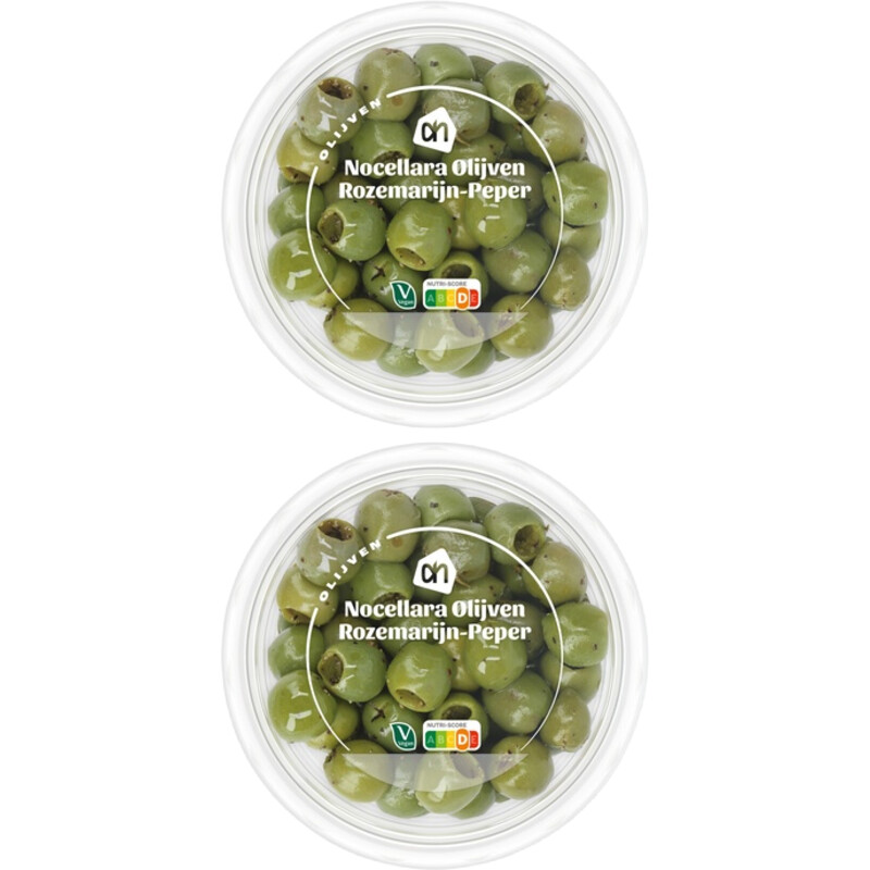 Een afbeelding van AH Nocellara olijven rozemarijn 2-pack