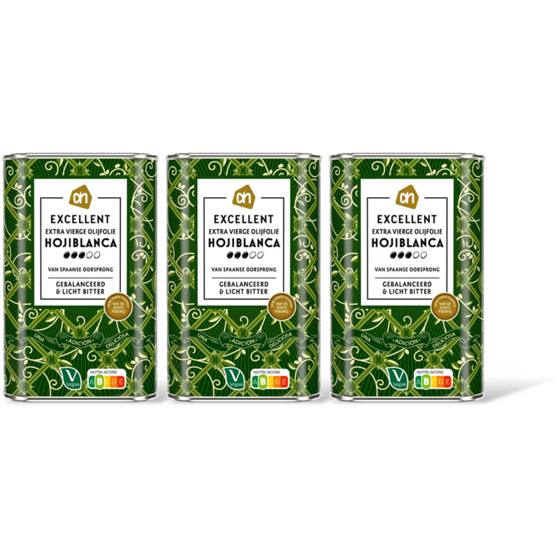 AH Excellent Extra vierge olijfolie hojiblanca 3-pack