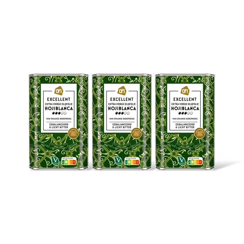 AH Excellent Extra vierge olijfolie hojiblanca 3-pack