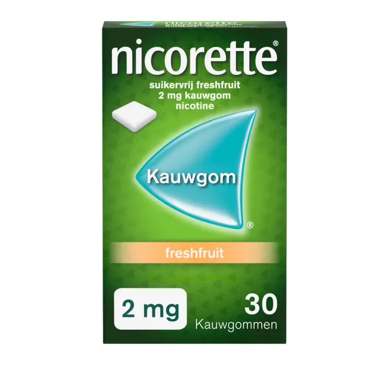 Nicorette Nicotine freshfruit kauwgom 2mg